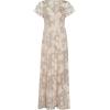 image:imageAdrianna Papell Womens Embroidered Metallic BallgownMarble