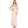 image:imageAdrianna Papell Womens Embroidery Crepe Satin GownJoyful Blush