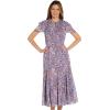 image:imageAdrianna Papell Womens Floral Print Ruffle Midi Dress