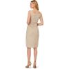 image:imageAdrianna Papell Womens Metallic Knit Midi DressChampagne