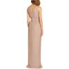 image:imageAdrianna Papell Womens Metallic Pleat BallgownRose