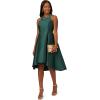 image:imageAdrianna Papell Womens Mikado FitampFlare Party DressDark Forest