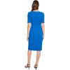 image:imageAdrianna Papell Womens Mini Bow Front Sheath Dress Cool Cobalt 2