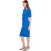 image:imageAdrianna Papell Womens Mini Bow Front Sheath Dress Cool Cobalt 2
