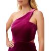 image:imageAdrianna Papell Womens One Shoulder Velvet DressPurple