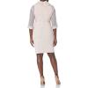 image:imageAdrianna Papell Womens Organza and Crepe Jacket DressBlush