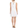 image:imageAdrianna Papell Womens Pleated Plaid DOT Shift Ivory 8