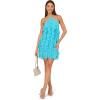 image:imageAdrianna Papell Womens Poly Chiffon Mini DressAzure Blue