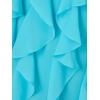 image:imageAdrianna Papell Womens Poly Chiffon Mini DressAzure Blue