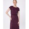 image:imageAdrianna Papell Womens Short Sleeve Blouson Beaded GownCassis