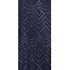 image:imageAdrianna Papell Womens Short Sleeve Blouson Beaded GownNavy