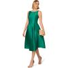 image:imageAdrianna Papell Womens Sleeveless Tea Length Dress Vivid Emerald 16