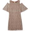 image:imageAidan Mattox Womens Beaded Cold Shoulder Cocktail DressMink