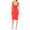 image:imageAidan Mattox Womens Cutout Sheath DressFlame Red