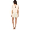 image:imageAidan by Aidan Mattox Womens Sleeveless Metallic Jacquard Cocktail DressIvoryGold