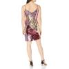 image:imageAidan by Aidan Mattox Womens Spaghetti Strap Beaded DressPinkMulti