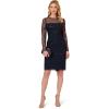 image:imageWomens Beaded Short DressNavyBlack