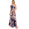 image:imageAdrianna Papell ONE Shoulder Chiffon Gown