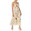 image:imageAdrianna Papell Womens Beaded Ankle Length DressLight Champagne