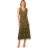 image:imageAdrianna Papell Womens Beaded Ankle Length DressOlive