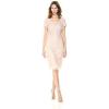 image:imageAdrianna Papell Womens Beaded Short TShirt Dress with Hammered SequinsShell
