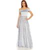 image:imageAdrianna Papell Womens Floral Embroidery GownSpecial Occasion DressOpal