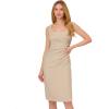 image:imageAdrianna Papell Womens Metallic Knit Midi DressChampagne