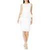 image:imageAdrianna Papell Womens Petal Peplum Dress