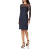 image:imageWomens Beaded Short DressNavyBlack