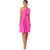 image:imageWomens One Shoulder Pleated MidiMagenta