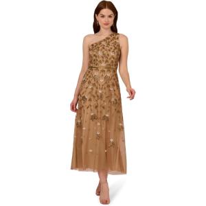 image:imageAdrianna Papell Womens Beaded Ankle Length DressCopper
