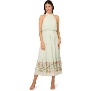 image:imageAdrianna Papell Womens Beaded Cocktail DressMint Glass