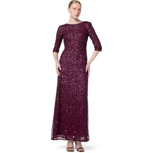 image:imageAdrianna Papell Womens Beaded GownCabernet