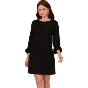 image:imageAdrianna Papell Womens Crepe Short DressBlack