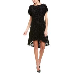 image:imageAdrianna Papell Womens Lurex Velvet Knot Back ShiftBlack
