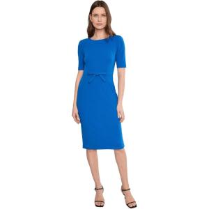 image:imageAdrianna Papell Womens Mini Bow Front Sheath Dress Cool Cobalt 2
