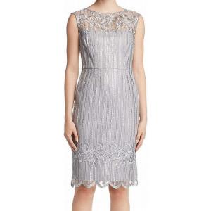 image:imageAdrianna Papell Womens Short Embroidered Dress