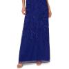 image:imageAdrianna Papell Embellished Mikado GownDark Blue Violet