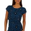image:imageAdrianna Papell Embellished Mikado GownDeep Blue