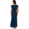 image:imageAdrianna Papell Embellished Mikado GownDeep Blue