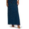 image:imageAdrianna Papell Embellished Mikado GownDeep Blue