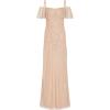 image:imageAdrianna Papell Womens Beaded Flounce Top GownBlush