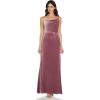 image:imageAdrianna Papell Womens Cowl Neck Velvet GownAntique Rose