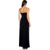 image:imageAdrianna Papell Womens Cowl Neck Velvet GownMidnight