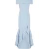 image:imageAdrianna Papell Womens Crepe Ruffle GownElegant Sky