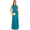 image:imageAdrianna Papell Womens Halter Beaded DressTeal