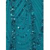 image:imageAdrianna Papell Womens Halter Beaded DressTeal