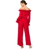 image:imageAdrianna Papell Womens Halter Velvet Tulle DressGarnet