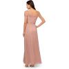 image:imageAdrianna Papell Womens Metallic Crinkle GownPetalGold