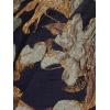 image:imageAdrianna Papell Womens One Shoulder Jacquard DressBlueGold